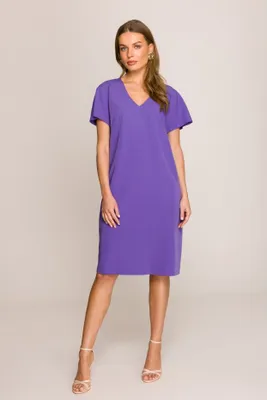 Produktbild von Stylove Midikleid für Frauen Valtida S392 lila S