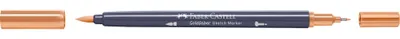 Produktbild von FABER-CASTELL Sketch Marker Goldfaber Farbe 186