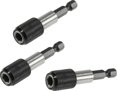 Produktbild von ChiliTec 3er Set Schnellwechsel Magnet Bithalter 60mm