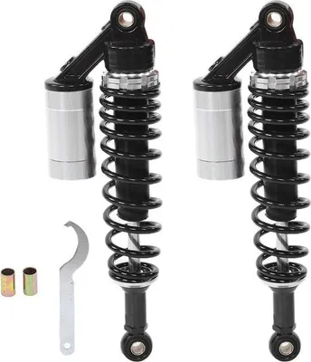 Produktbild von Schokdemper-Set 340mm Universal für ATV SUV - Schwarz und Silber