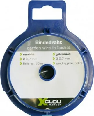 Produktbild von Bindedraht verzinkt 0,7 mm x 50 m auf Spule