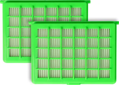 Produktbild von vhbw 2 Staubsaugerfilter Ersatz für Rowenta ZR004201, ZR004101, ZR004501, MT000701 für Staubsauger - HEPA-Filter Grün Weiß