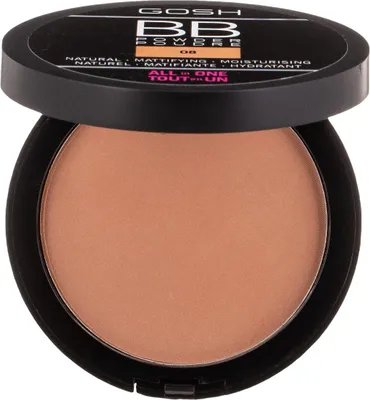 Produktbild von GOSH BB Powder, Universal, Alle Hauttöne, Chestnut, Topf, Gepresstes Puder, Matte