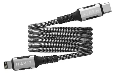 Immagine prodotto di Havit CB6298 - Cavo magnetico USB tipo C-Lightning, 1 m (nero)