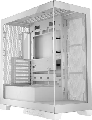 Produktbild von MODECOM VOLCANO SPACE PC-Gehäuse, Weiß, Midi Tower, Dual-Chamber, Panorama-Glas, für ATX Mainboards und GPU bis 400 mm, ohne Lüfter