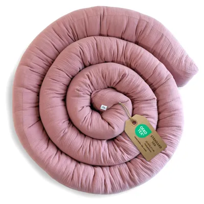 Produktbild von Bettschlange für Babybett aus Musselin - 200, 300 & 400 cm