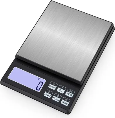 Produktbild von INF Digitalwaage Küchenwaage 3 kg/0,1 g