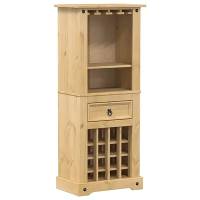 Immagine prodotto di vidaXL Portabottiglie  56x35x134,5 cm in legno di pino massiccio