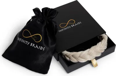 Zdjęcie produktu dla Infinity Braids Regular Braid Lizzy Ashy Ribbon