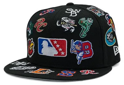 Immagine prodotto di Cappello New Era - Logo "MiLB All Over" modello 59FIFTY - Nero