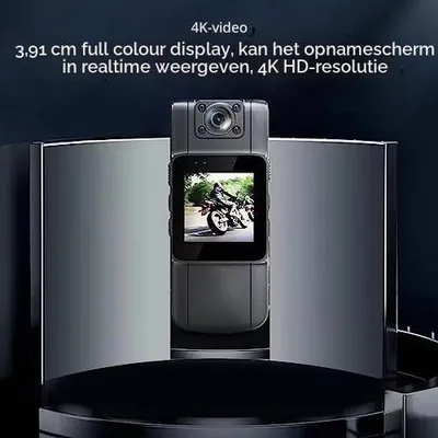 Obrázek produktu pro Miniaturní kamera, 4K HD s 180° otočnou objektivkou a nočním viděním