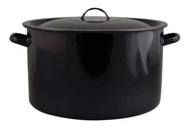 Obrázek produktu pro Kochtopt Emailletopf INDUKTION Smalt TOPF Deckel Einkochtopf Suppentopf 20 L