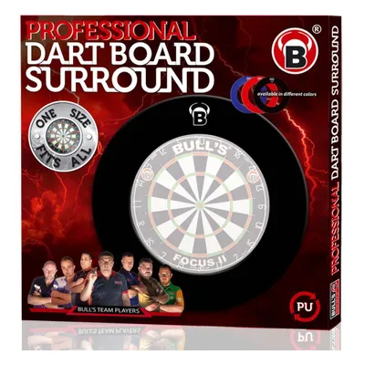 Produktbild von Bull's unisex neutral Pro Dartboard Surround Wandschutzring Schaumstoff Boardschutz rot one size