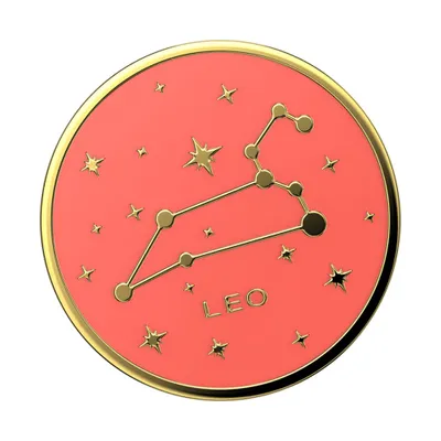 Produktbild von PopSockets | PopGrip | Ausziehbarer Sockel und Griff für Smartphones und Tablets | Fingerhalter Enamel Leo