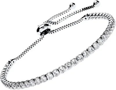 Produktbild von Tennisarmband mit funkelnden Zirkonia in Silber B5234
