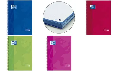 Image de Oxford College bloc European Book 1 DIN A4+ quadrillé bleu 80 feuilles