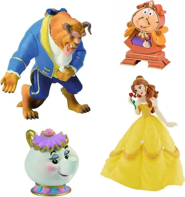 Produktbild von Die Schöne und das Biest - 4-teiliges Spielfiguren-Set