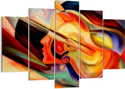 Produktbild von Bild auf Leinwand - Leinwandbild - Abstraktion modern - 150x100cm - Wand Bild - Wanddeko - Leinwanddruck - Bilder - Kunstdruck - Wanddekoration - Leinwand bilder - Wandkunst - EA150x100-3669