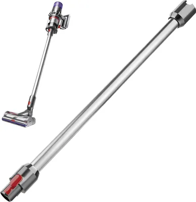 Produktbild von Verlängerungsrohr kompatibel für Dyson V7 V8 V10 V11 V15 Staubsauger Ersatz Saugrohr Zubehör 72.5cm, Silber