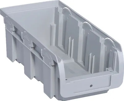 Produktbild von allit Sichtlagerkasten ProfiPlus Compact 2L aus PP grau