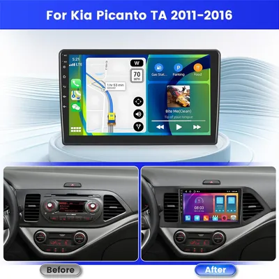 Immagine prodotto di Autoradio - Autoradio - Lettore multimediale - Autoradio stereo - Sistema di infotainment - Schermo da 9 pollici