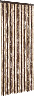 Immagine prodotto di vidaXL Tenda zanzariera beige e marrone chiaro 56x200 cm in ciniglia