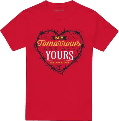 Obrázok produktu pre Yellowstone - Tričko "My Tomorrows Are All Yours" pre mužov/ženy Uni TV28036 (3XL) (Rot)