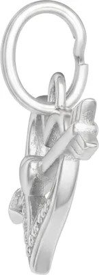 Produktbild von Silberner Herz- und Pfeil-Charm mit Spaltring