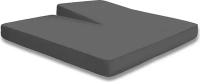 Produktbild von Split Topper Spannbettlaken anthrazit 180x200 - 200x200  Heavy Jersey Baumwolle