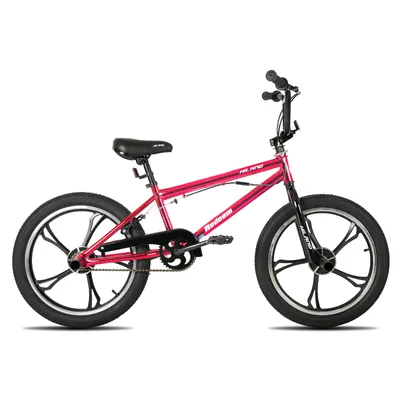 Produktbild von Hiland 20 Zoll 5Multiple Speichen Kinder BMX Fahrrad für Jungen Mädchen ab 7 8 9 10 Jahre alt, 360 Grad Rotor Freestyle, 4 Pegs Single Speed Kinder