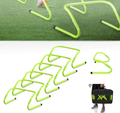 Produktbild von XINZI Speed/Agility Training Hürden Höhenverstellbar (6er Set) - Multi-Sport Trainingshilfe - Beweglichkeits- und Koordinationstraining