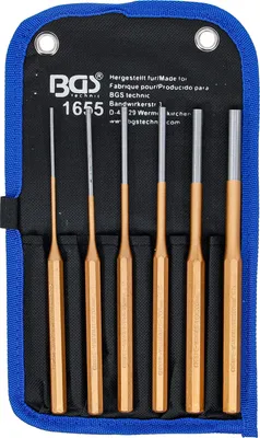 Produktbild von BGS 1655 Splintentreiber-Satz, 3 - 10 mm, 200 mm, 6-tlg.