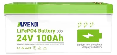 Imagen del producto de Batería, capacidad de 100Ah, monitorización inteligente mediante Bluetooth, modelo ANJ-12V-100AH