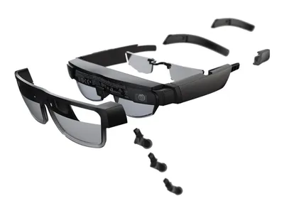 Produktbild von Lenovo ThinkReality A3, Schwarz, Monochromatisch, Tasten, USB Typ-C, 3.2 Gen 1 (3.1 Gen 1), Qualcomm