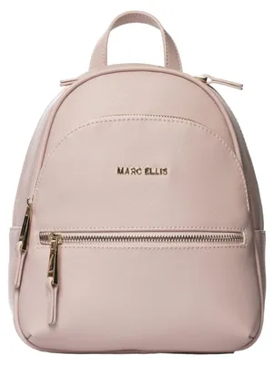 Produktbild von Damenrucksack von Marc Ellis, Modell Deep, in Schwarz, aus Polyurethan. Mit Reißverschluss und verstellbaren Schultergurten