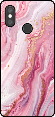 Obrázok produktu pre Smartphonica Puzdro na telefón vhodné pre Xiaomi Mi 8 s mramorovou potlačou - TPU zadný kryt puzdro mramorový dizajn - Pink