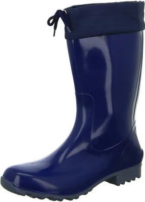 Produktbild von Bockstiegel Damen Gummistiefel Regenstiefel Sara, Farbe:Blau, Schuhgröße:EUR 36, Artikel:-8050 dunkelblau / grau