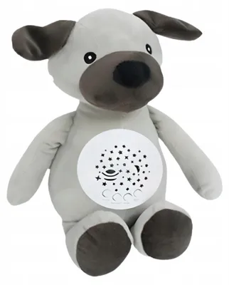 Produktbild von Interaktiver Bär LED Sternenprojektor Und Schlaflieder-Kuscheltier Für Kinder