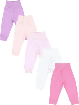 Produktbild von TupTam Unisex Baby Lange Pumphose 5er Pack, Farbe: Flieder Pink Rosa Beige, Größe: 86