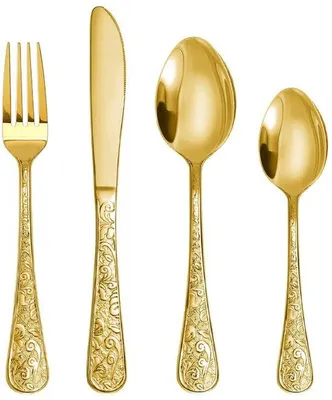 Productafbeelding van 24-delig Vintage Bestekset Goud