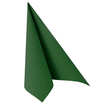 Produktbild von Papstar Servietten "ROYAL Collection" 1/4-Falz 40 cm x 40 cm dunkelgrün, 8 x 20 Stück