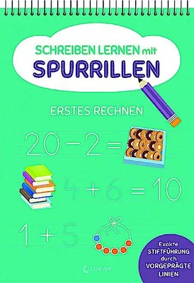 Produktbild von Schreiben lernen mit Spurrillen - Erstes Rechnen