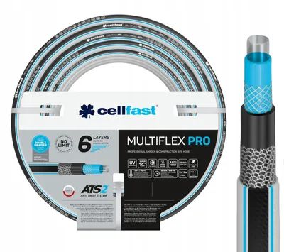 Produktbild von Cellfast wąż ogrodowy multiflex pro ats2   1" 30m