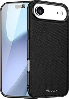 Produktbild von nevox StyleShell NYLO für iPhone 17 Air, schwarz