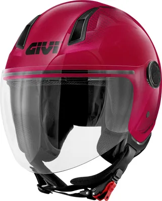 Image de Demi Jet Casque GIVI 11.7 Solid Mattrot taille L