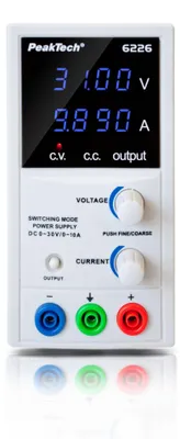Produktbild von PeakTech 6226 - Labornetzgerät, 0 - 30 V, 0 - 10 A, stabilisiert