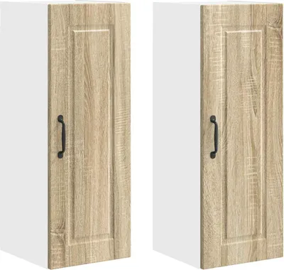 Immagine prodotto di vidaXL Armadio a muro PORTO, 2 pezzi, rovere Sonoma, 30 x 31 x 80 cm