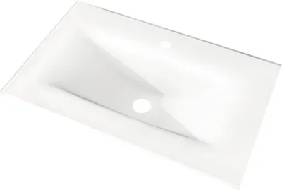 Produktbild von Baden Haus Möbelwaschtisch Tessin 75 x 46 cm weiß glänzend 82413