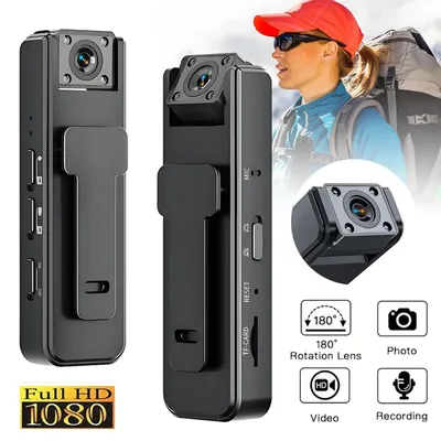 Produktbild von Mini 1080P HD Körperkamera Nachtsicht Videorecorder Polizei Body Cam Camcorder