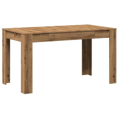 Obrázek produktu pro Jídelní stůl dub artisan 140 x 74,5 x 76 cm kompozitní dřevo